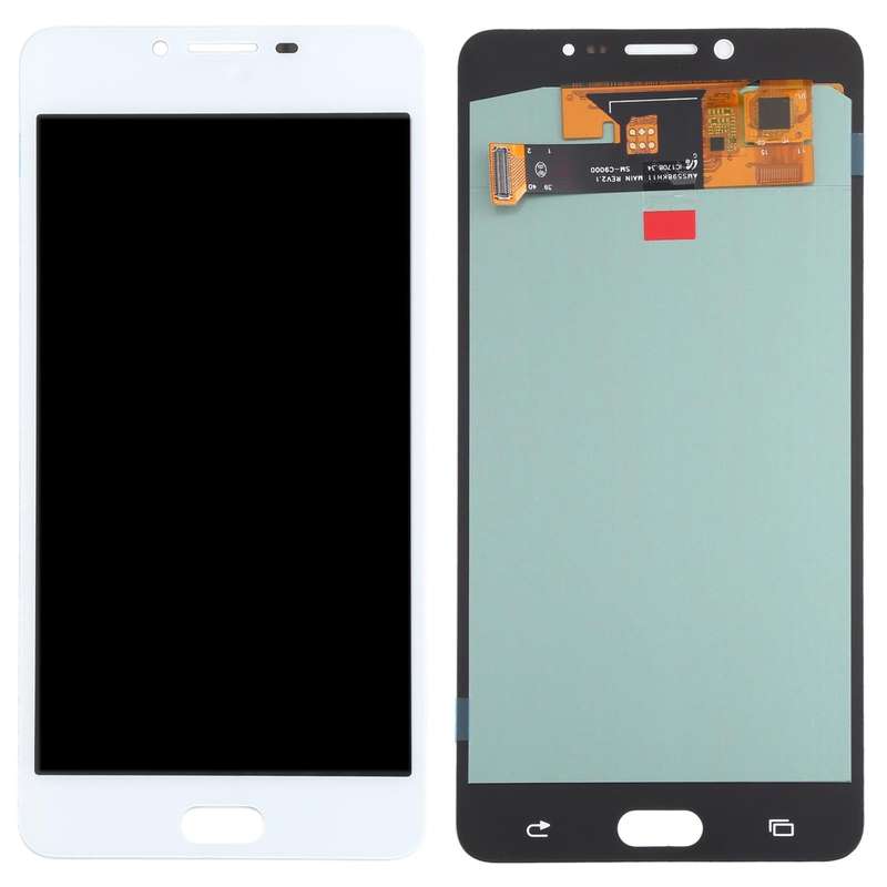 OLED Material LCD Screen and Digitizer Full Assembly for Samsung Galaxy C9 Pro SM-C9000/C900(White)