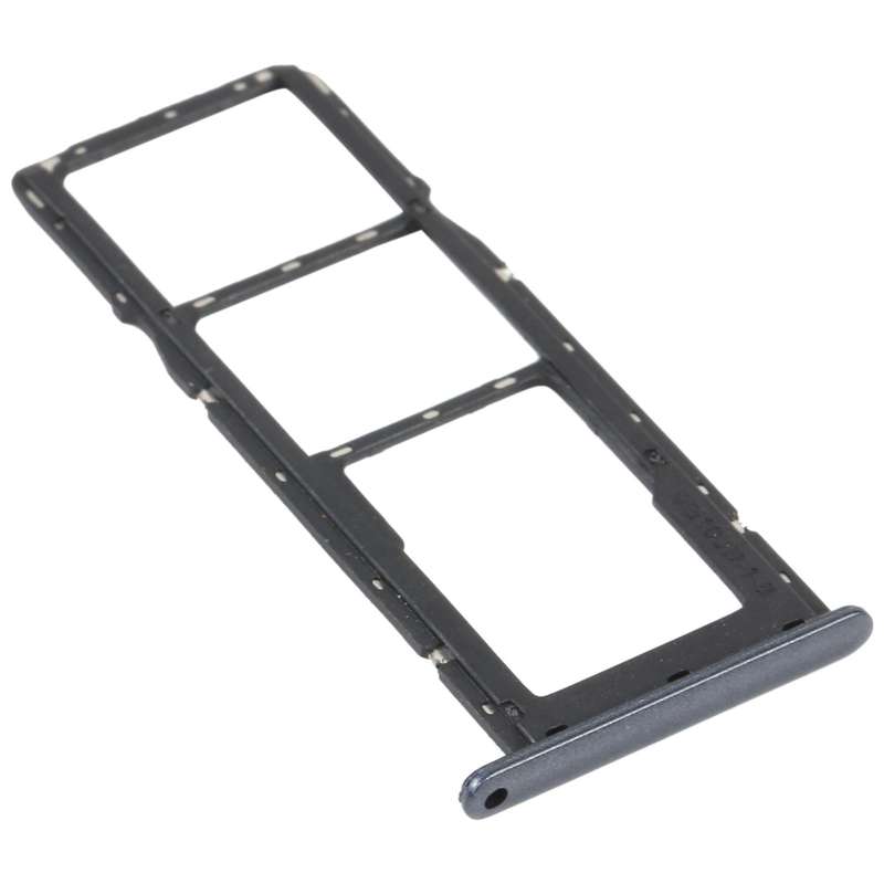 SIM Card Tray + SIM Card Tray + Micro SD Card Tray for LG K41S LMK410EMW LM-K410EMW LM-K410 (Black)