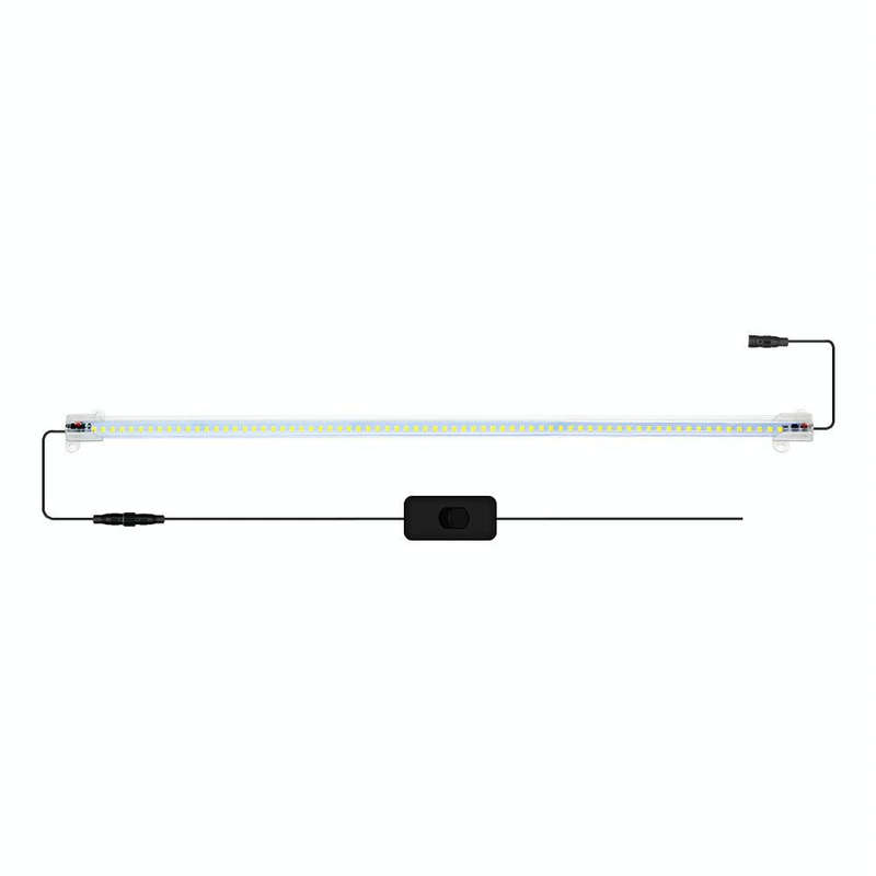 LED Plant Lamp Household Full Spectral Filling Hard Lamp Strip, Style: 50cm 1 Head(Pink Light AU ...