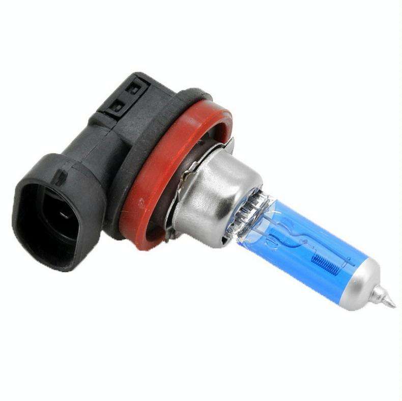 H11 Halogen Car Headlight, 2400 Lumens White Light, 12V / 100W 6000K