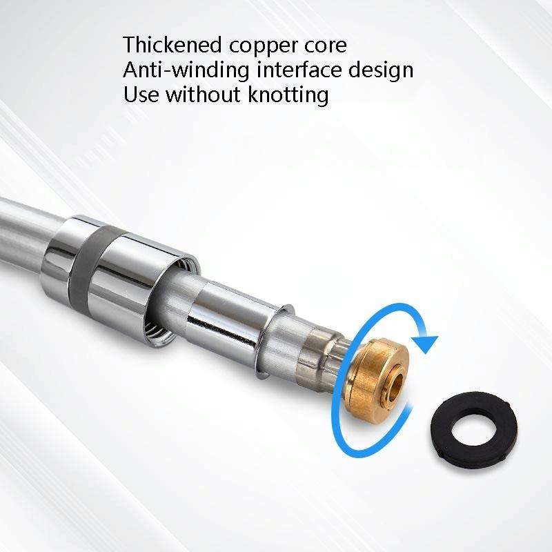 Shower Hose Water Heater Rain Shower Bathroom Stainless Steel Shower PVC Nozzle Hose, Specificati...