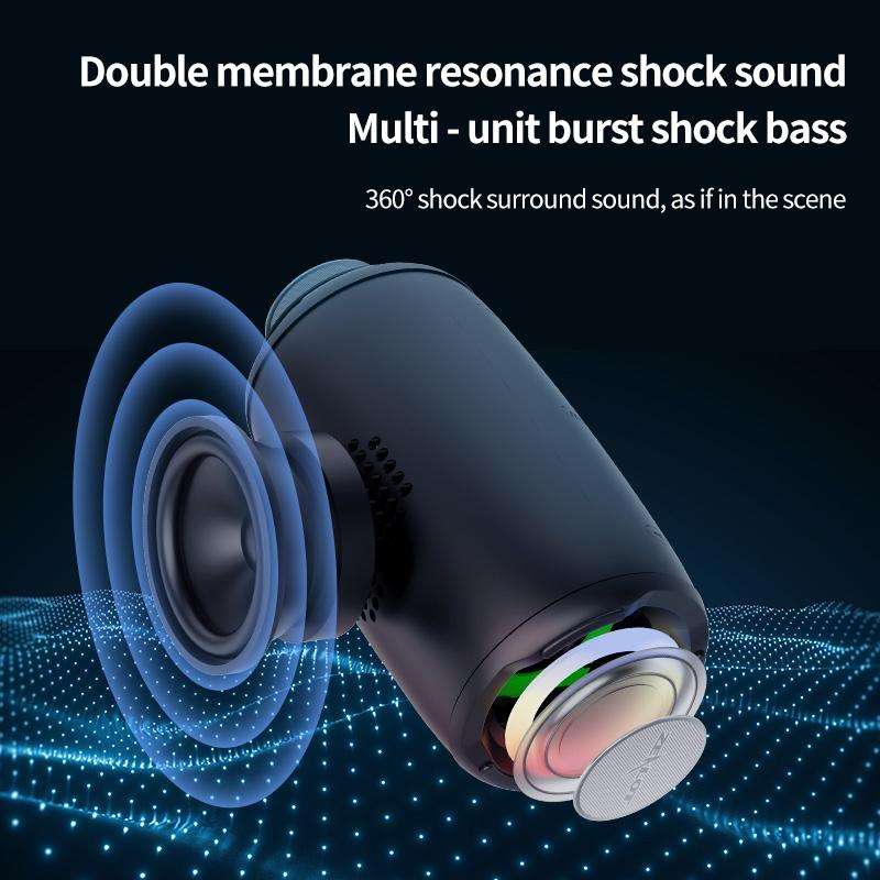 Zealot S61 IPX6 Waterproof Portable Wireless Bluetooth Speaker(Black)