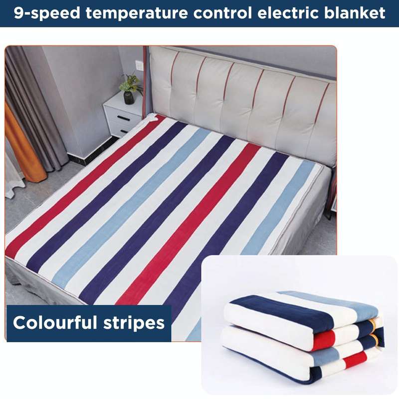 150x120cm Single Control Adjustable Temperature Electric Blanket Electric Mattress(EU Plug)