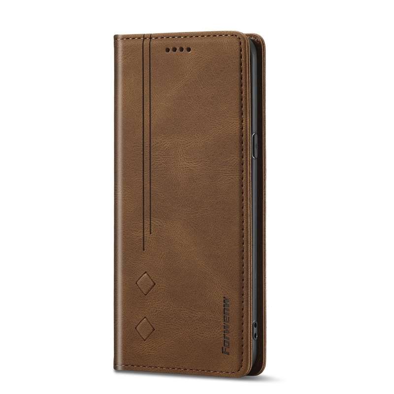 For Samsung Galaxy S8 Forwenw F2 Series Magnetic Horizontal Flip Leather Case with Holder & Card ...