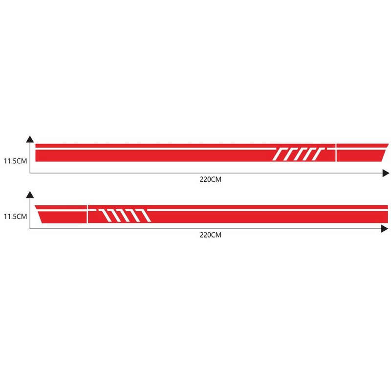 D-655 Universal Car Modified Decorative Sticker(Red)