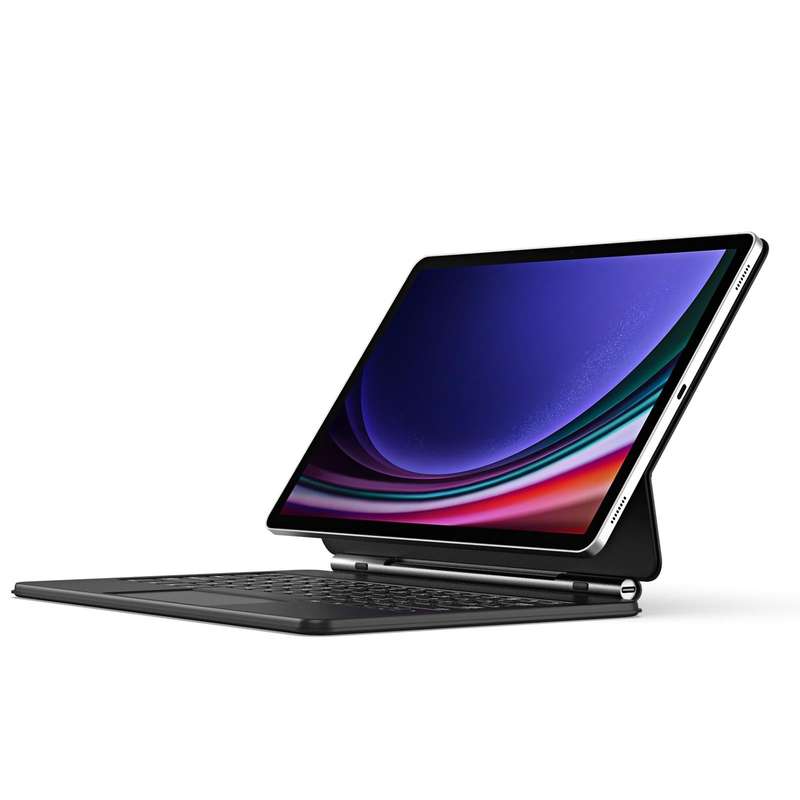 For Samsung Galaxy Tab S9+ / S8+ / S7+ DUX DUCIS MK Series Floating Magnetic Keyboard Tablet Leat...