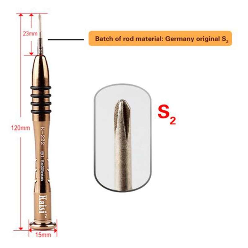 Kaisi K-222 Precision Screwdrivers Professional Repair Opening Tool for Mobile Phone Tablet PC (S...