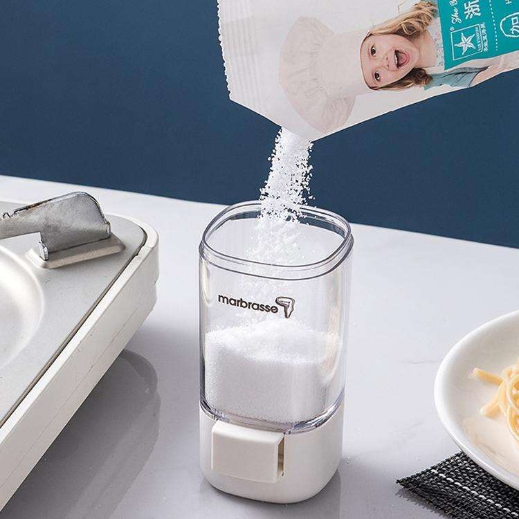 Marbrasse Metering Seasoning Box Pressing Type Seasoning Bottle Rotary Sealing Household Kitchen ...