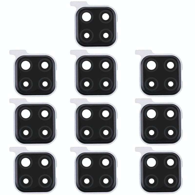For Huawei Nova 5i Pro  10pcs Camera Lens Cover (Black)
