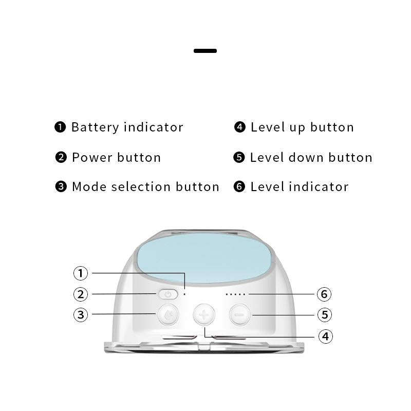 Wearable Automatic Breast Pump Massage Hands-free Invisible Wireless Large Suction Breast Pump S1...