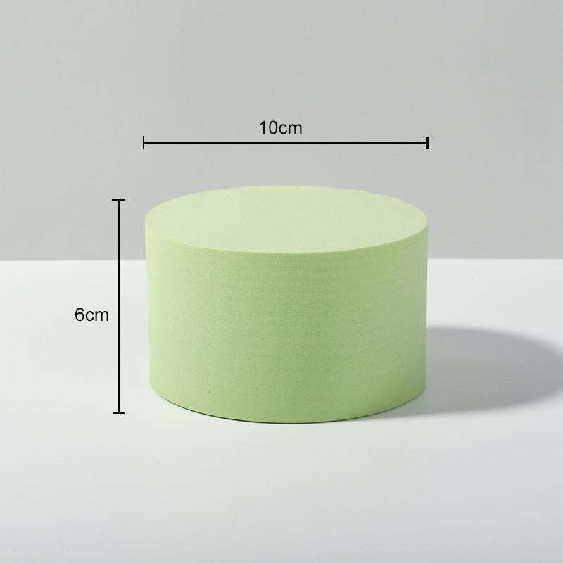 10 x 6cm Cylinder Geometric Cube Solid Color Photography Photo Background Table Shooting Foam Pro...