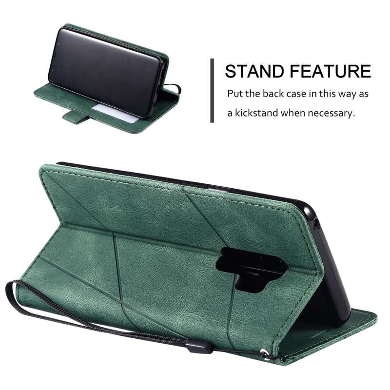 For Samsung Galaxy S9 Plus Skin Feel Splicing Horizontal Flip Leather Case with Holder & Card Slo...