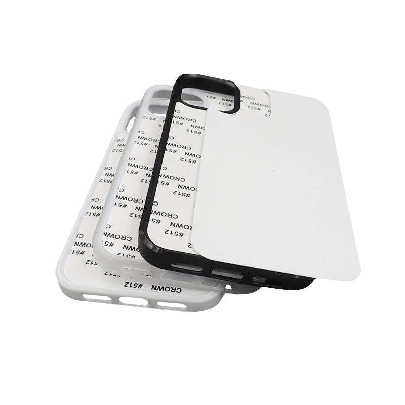 For iPhone 14 Pro Max 10 PCS 2D Blank Sublimation Phone Case(Black)