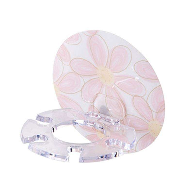 Plastic Toothbrush Holder Toothpaste Storage Tooth Brush Dispenser(Pink)