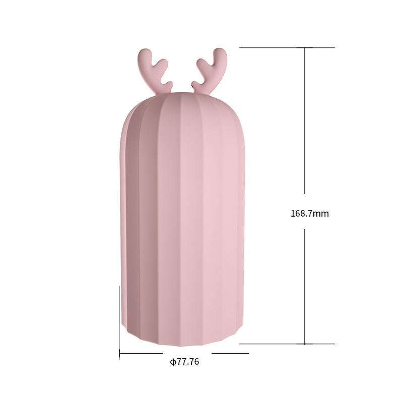 Elk Silicone Hot Water Bottle Hand Warmer Microwave Heating Warm Belly Water Injection Bag with P...