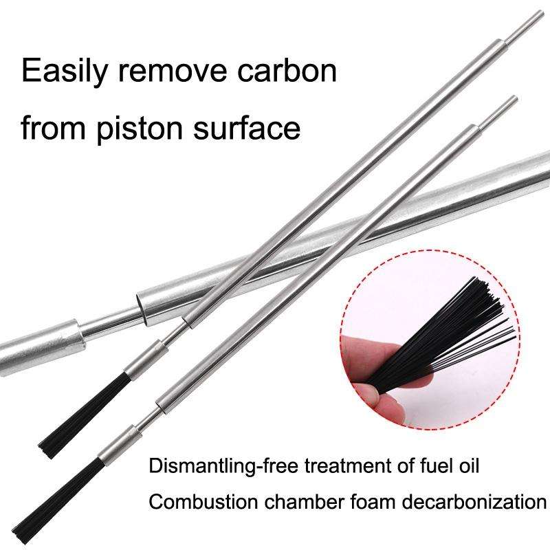 2 PCS Car Engine Cylinder Carbon Cleaning Brush, Specification: Brush Head