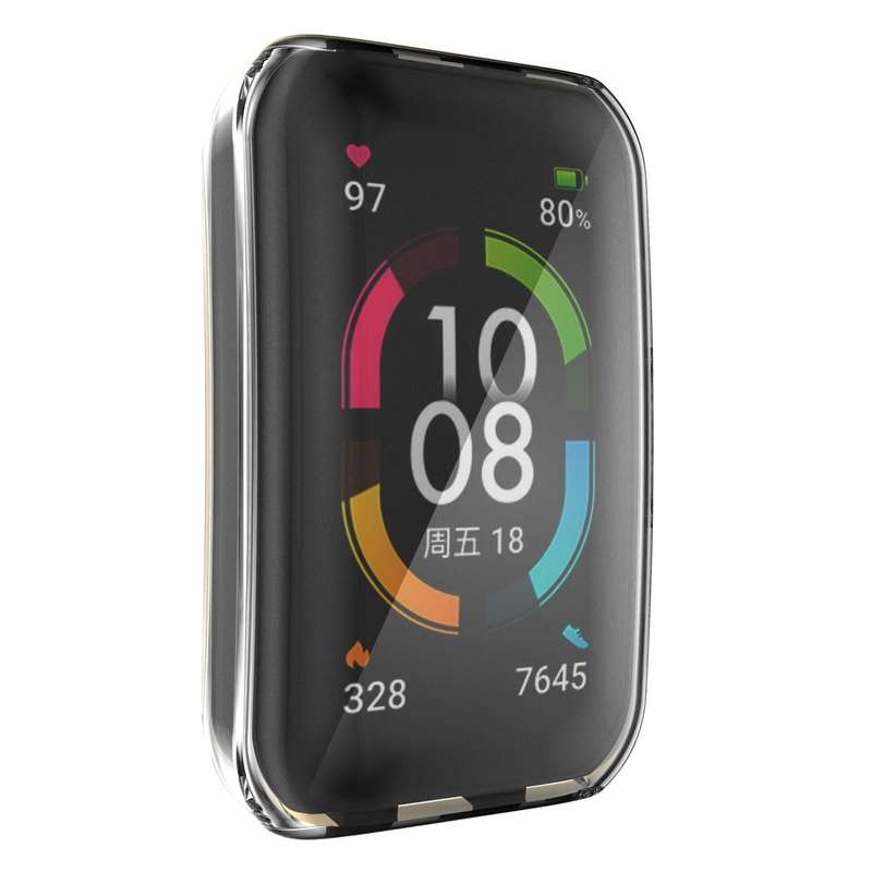 For Huawei Band 6 / 6 Pro / Honor Band 6 Full Coverage TPU Electroplating Protective Case Cover(T...