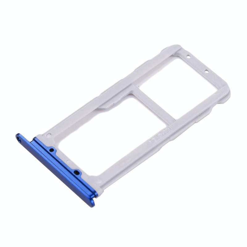 For Huawei Honor 9 SIM Card Tray & SIM / Micro SD Card Tray(Blue)