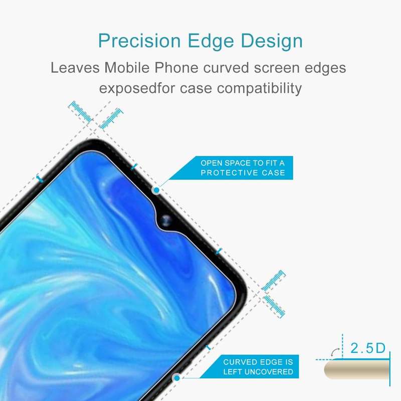 For Doogee N40 Pro 10 PCS 0.26mm 9H 2.5D Tempered Glass Film