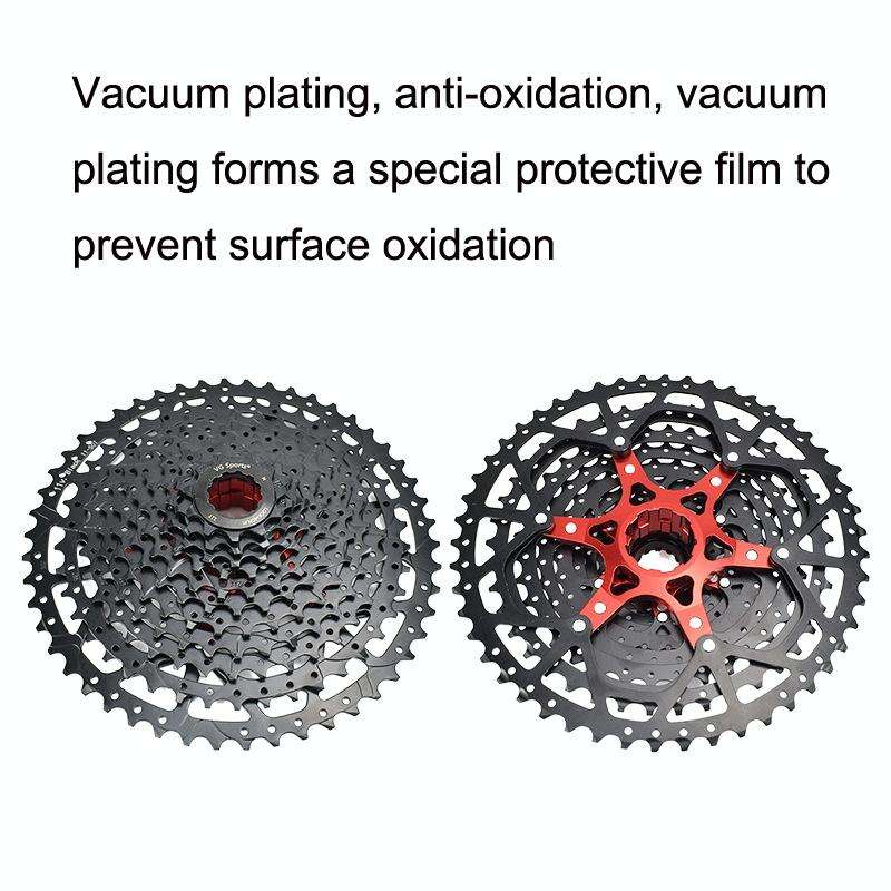 VG Sports Split Mountain Bike Lightweight Cassette Flywheel, Style: 11 Speed 50T (Black)