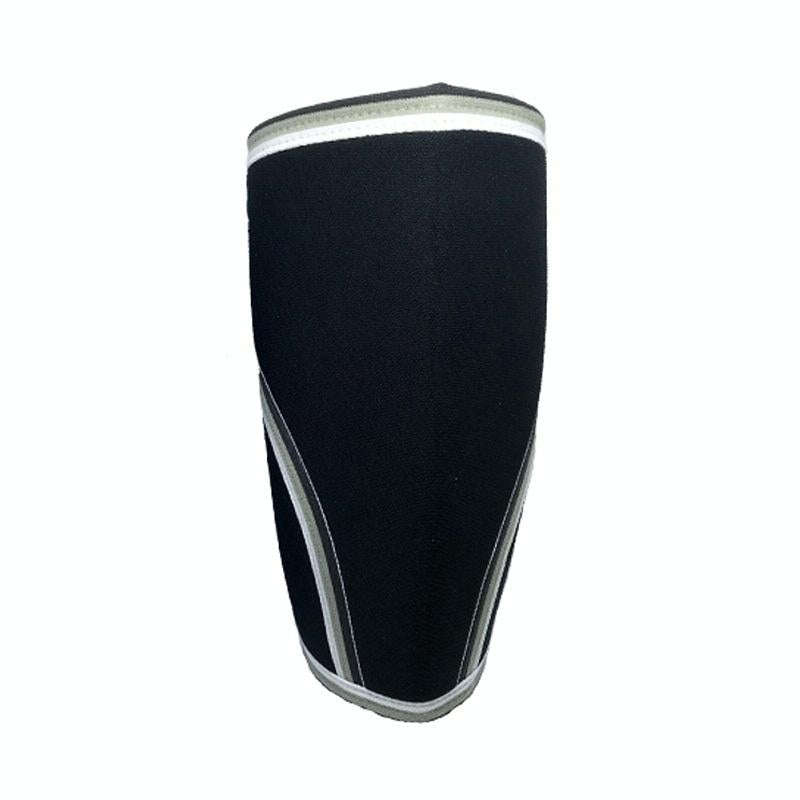 7mm SCR Neoprene Rubber Weightlifting Knee Pads Outdoor Sports Protector, Size:XXL(Black)