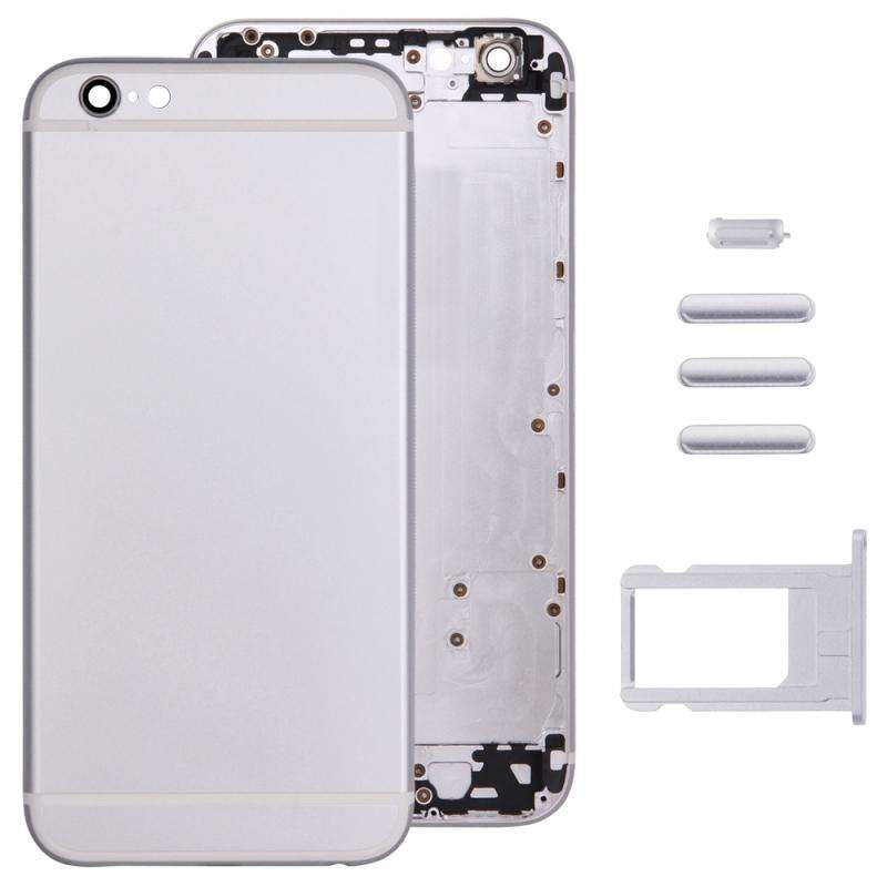 Full Assembly Housing Cover for iPhone 6, Including Back Cover & Card Tray & Volume Control Key &...