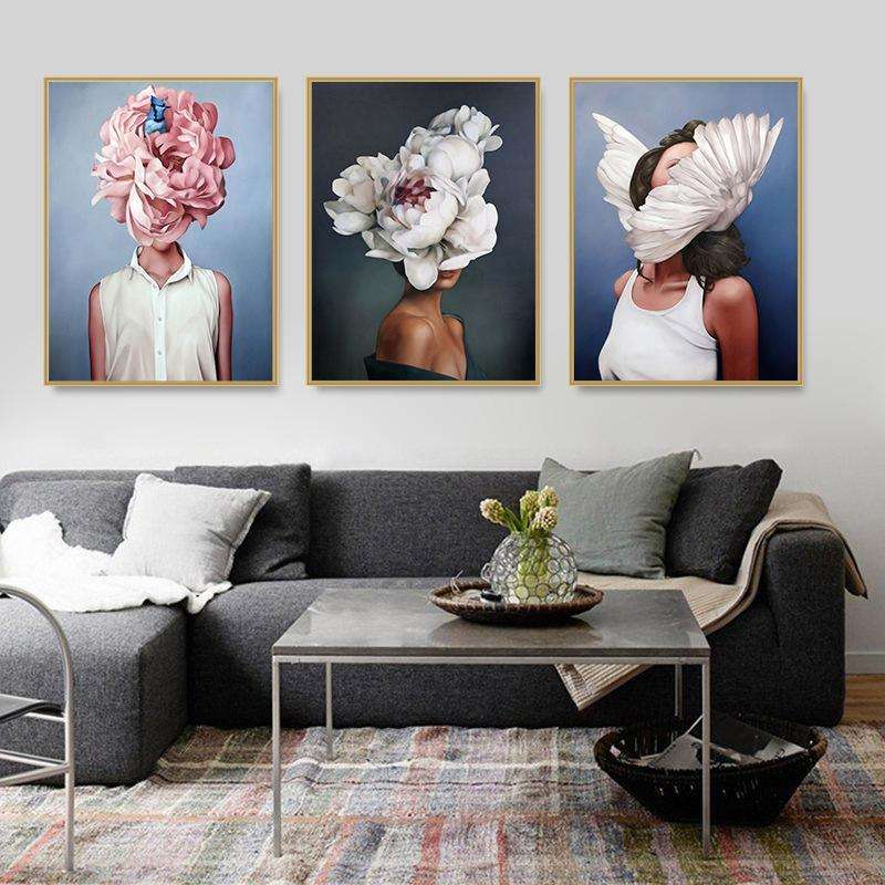 Creative Wall Art Printing Canvas Frameless Home Bedroom Decoration Painting, Size:1015cm(12)