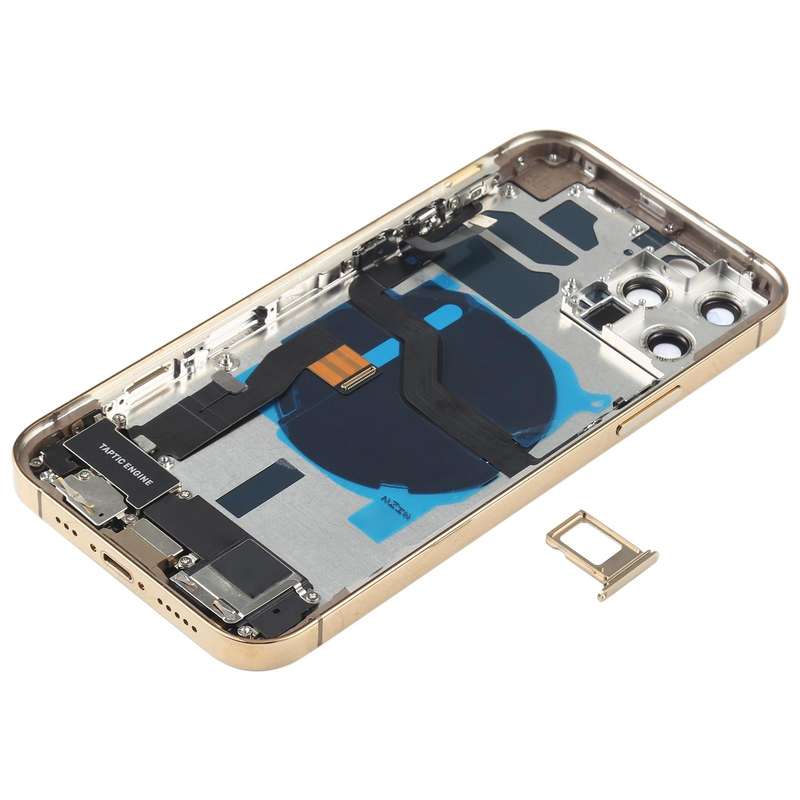 Battery Back Cover Assembly (with Side Keys & Speaker Ringer Buzzer & Motor & Camera Lens & Card ...