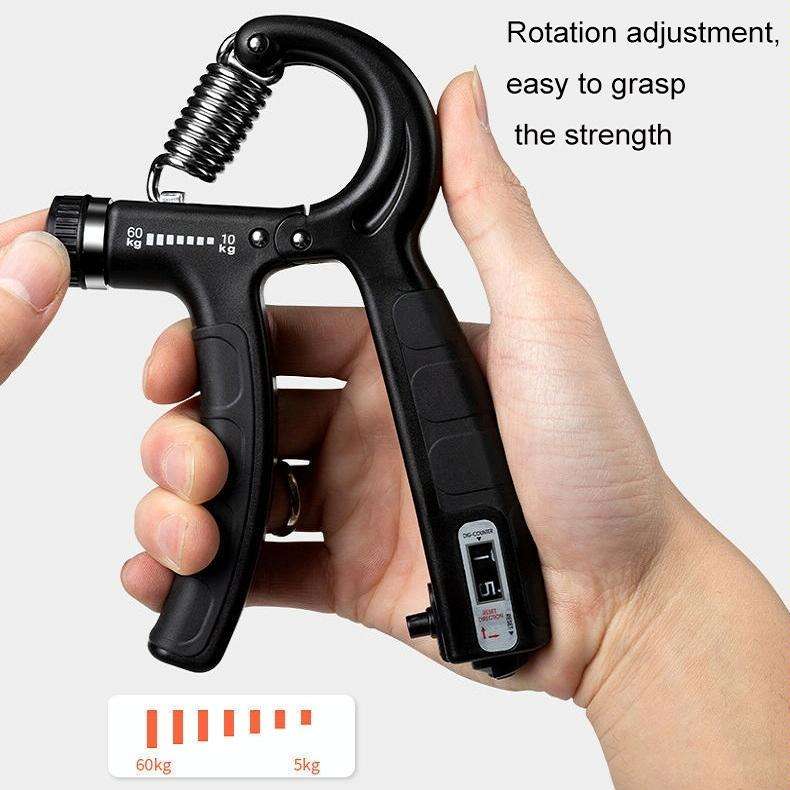 Fitness Exercise Arm Strength Machine Puller Finger Grip Strength Machine Mechanical Count-Orange