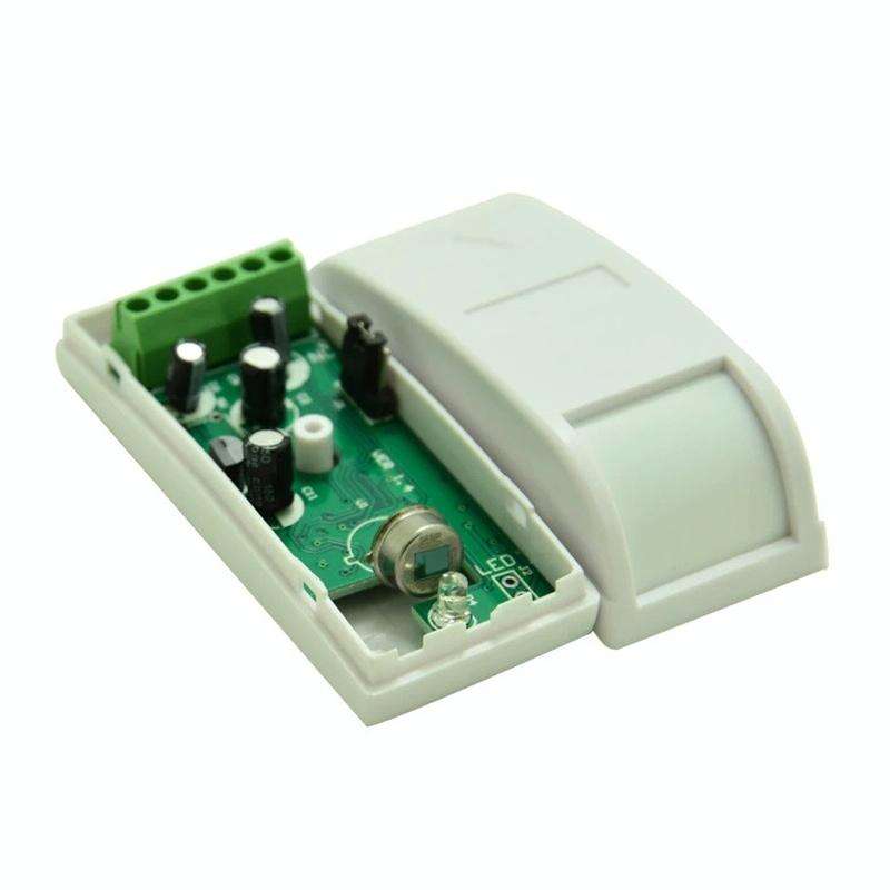 PA-461 Wired Passive Infrared Curtain PIR Motion Detector Sensor Alarm(White)