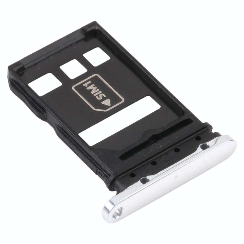 SIM Card Tray + NM Card Tray for Huawei P40 Pro+ (Silver)