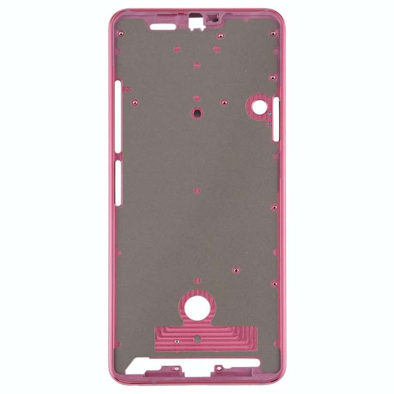 Front Housing LCD Frame Bezel Plate for LG G7 ThinQ / G710 (Pink)