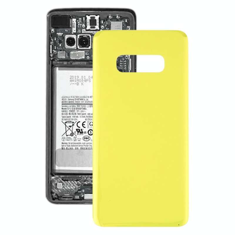 For Galaxy S10e SM-G970F/DS, SM-G970U, SM-G970W Original Battery Back Cover (Yellow)
