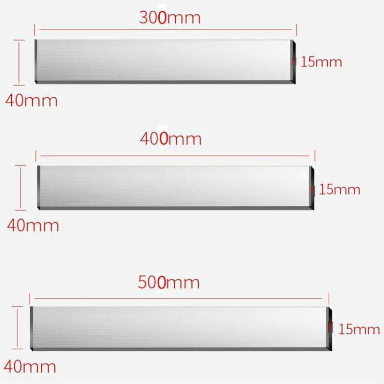Stainless Steel Knife Holder Kitchen Rack Magnetic Suction Knife Holder, Length:40cm, Style:Free ...