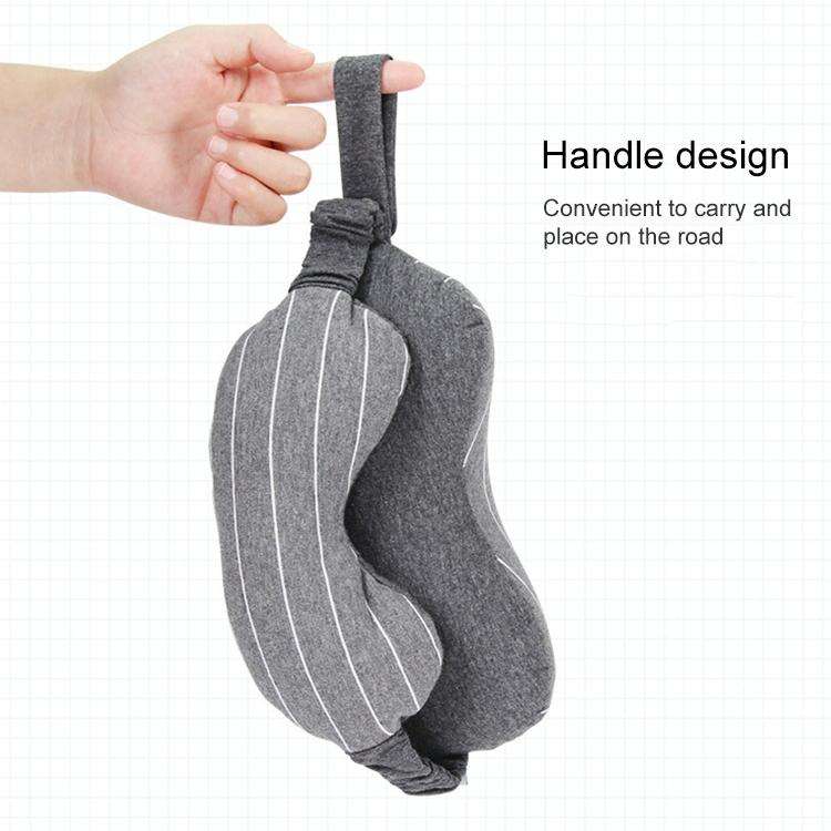 Business Travel Portable Pillow Eye Protection(Light Grey)
