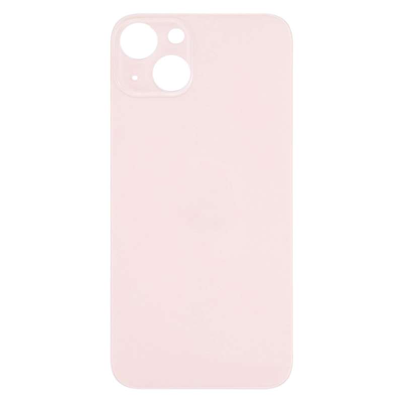 Easy Replacement Big Camera Hole Glass Back Battery Cover for iPhone 13(Pink)