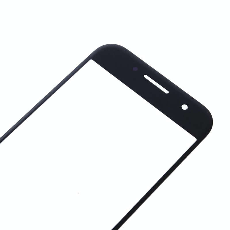 For Galaxy A3 (2017) / A320  Front Screen Outer Glass Lens (Black)