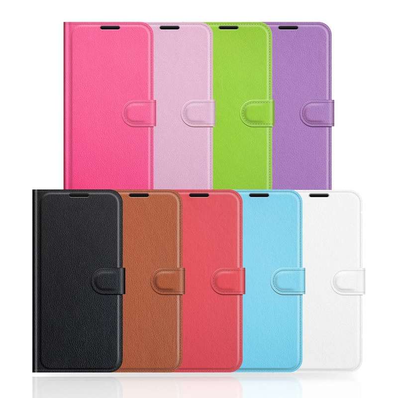 For OPPO F19 / A74 4G Litchi Texture Horizontal Flip Protective Case with Holder & Card Slots & W...