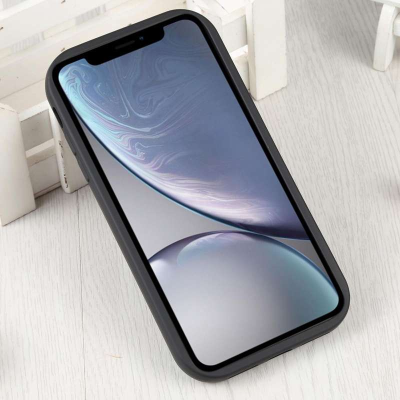 For iPhone XR Liquid Airbag Decompression Phone Case(Black)
