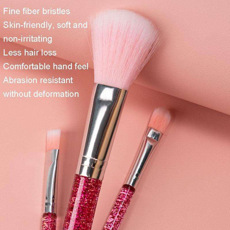 Girls Simulation Dressing Makeup Box Play House Non-toxic Cosmetics Set, Style: 21 In 1 Rose Leat...