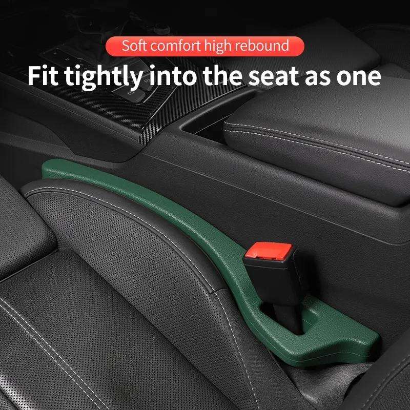 1 Pair Car Seat Gap Bar Car Interior Armrest Box Gap Leak-proof Filler (Red)