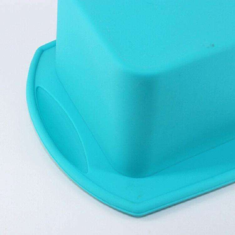 Rectangular Silicone Mold Chocolate Cake Decoration Accessories Baking Tools(Sky Blue)