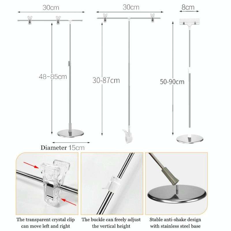 Photography Backdrop Stand Camera Photo Background Props,Style: T-type 2-section 85cm