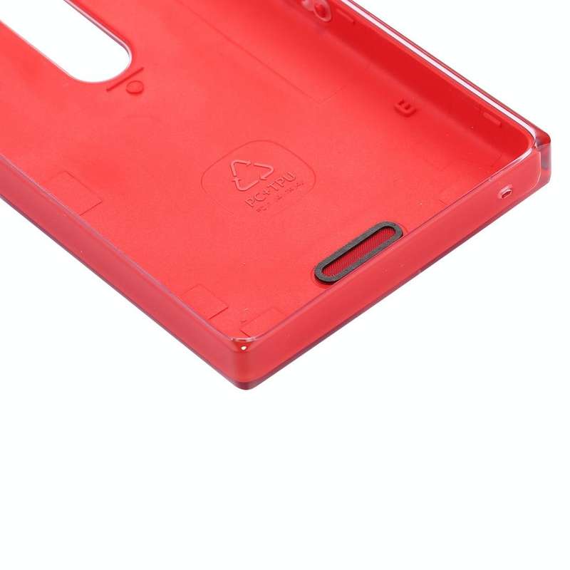 Dual SIM Battery Back Cover for Nokia Asha 502 (Red)