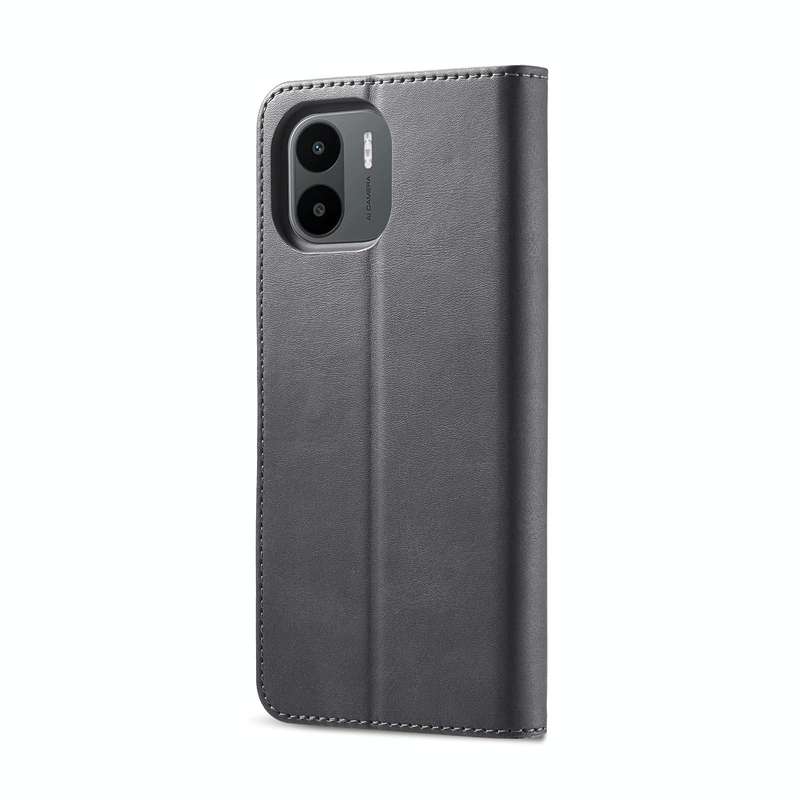 For Xiaomi Redmi A1 LC.IMEEKE Calf Texture Horizontal Flip Leather Case(Black)