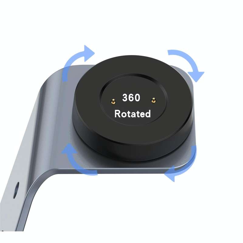 For Huawei Watch GT 2 / GT / GT 2e Universal Aluminum Alloy Magnetic Charger Holder(Grey)