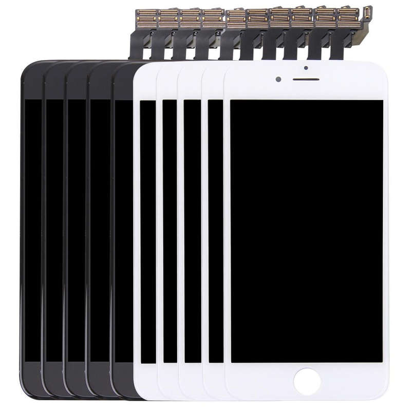 5 PCS Black + 5 PCS White TFT LCD Screen for iPhone 6 with Digitizer Full Assembly