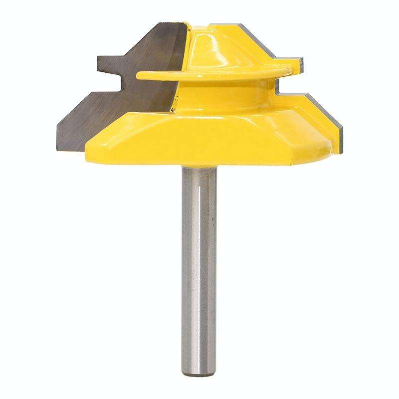 1/4 x 2 Shank Woodwork 45 Degree Engagement Tenon Cutter Blade Right Angle Accessories Knife Wood...