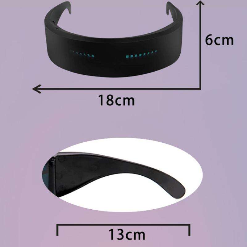 Blinds APP Bluetooth Full Color Luminous Glasses