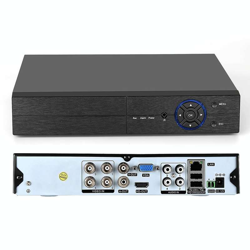 A4B3Kit 2MP 4CH 1080P CCTV Security Camera System AHD DVR Surveillance Kit, Support Night Vision ...
